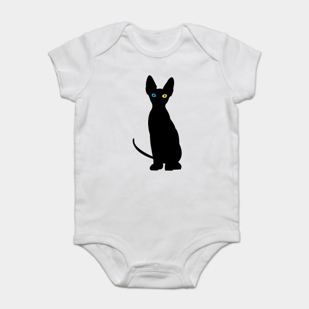 Sphynx Cat Baby Bodysuit by DickinsonDesign